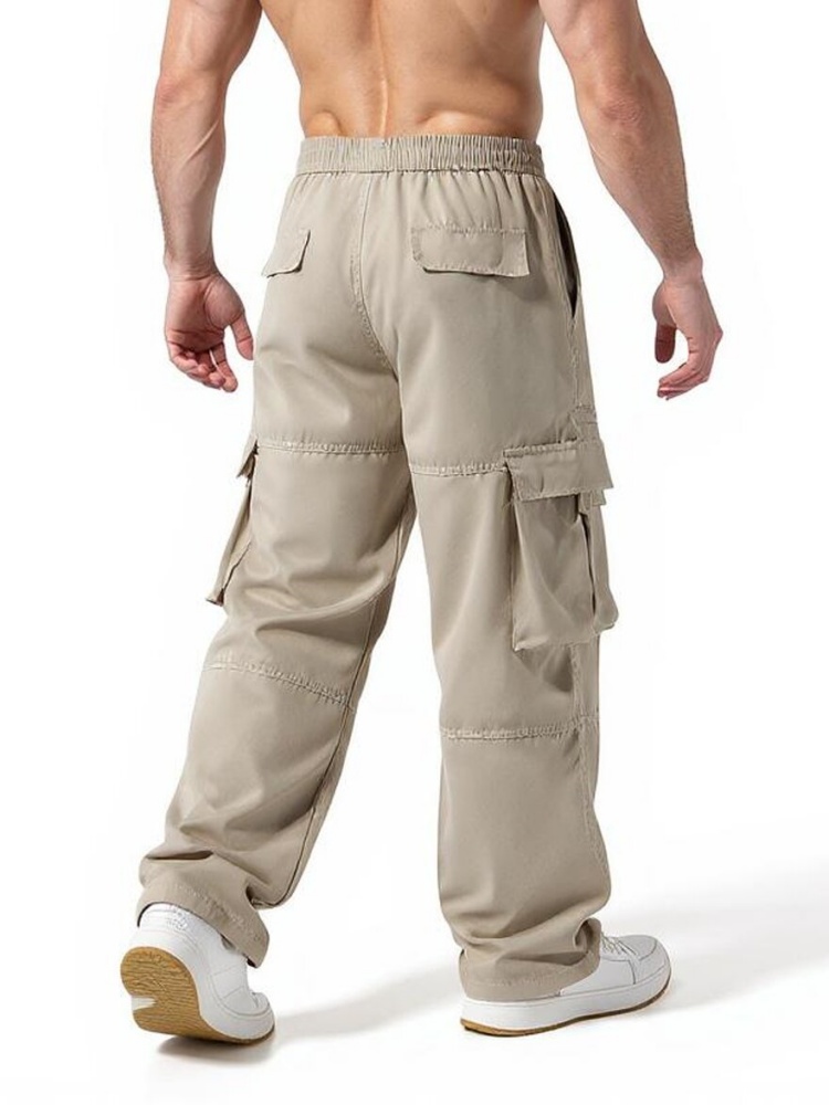 กางเกงคาร์โก้ทรงหลวมสไตล์อเมริ - Mens Fashion Cargo Pants บทวิจารณ์และราคา