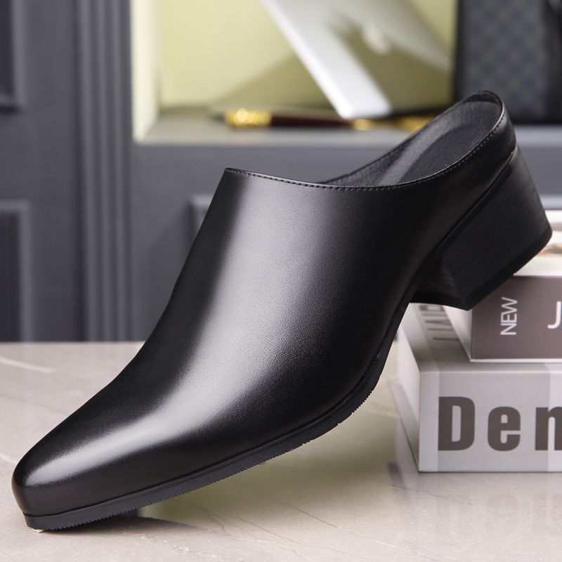รองเท้าแตะผู้ชายแบบสวม หัวแหลม - Mens Fashion Dress บทวิจารณ์และราคา