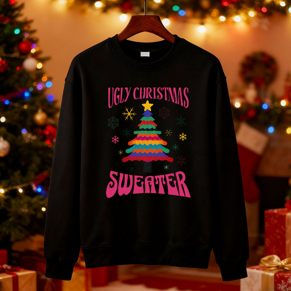 เสื้อฮู้ดลายต้นคริสต์มาสแบบตลก - Men'S Fashion Xmas Party บทวิจารณ์และราคา