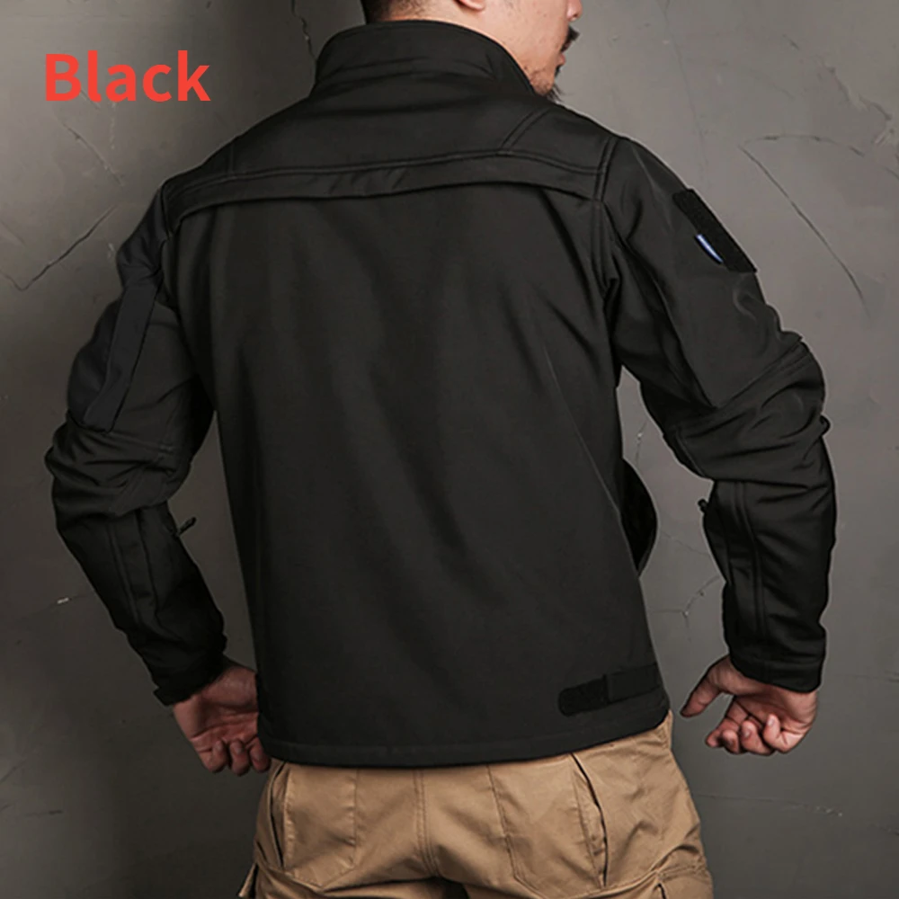 ผู้ชายยุทธวิธีชุดฤดูหนาว Shark - Corduroy Jacket Men บทวิจารณ์และราคา