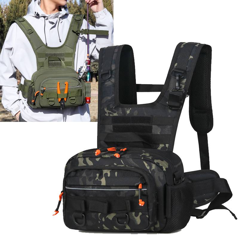 ผู้ชายกระเป๋ายุทธวิธีตกปลากระเ - Tactical Vest Men บทวิจารณ์และราคา