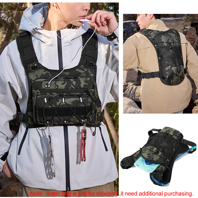 กระเป๋าสะพายหน้าอกแบบยุทธวิธี  - Tactical Vest Men บทวิจารณ์และราคา