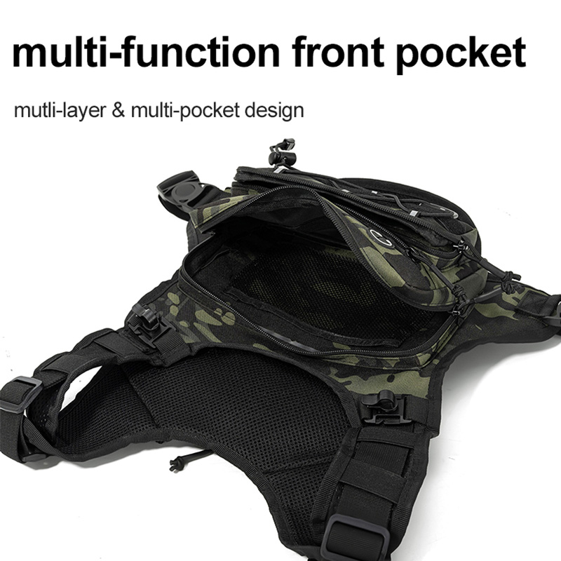 กระเป๋าสะพายหน้าอกแบบยุทธวิธี  - Tactical Vest Men บทวิจารณ์และราคา