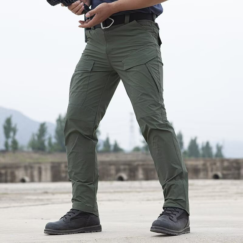 กางเกงคาร์โก้เดินป่ากลางแจ้งสำ - Mens Fashion Cargo Pants บทวิจารณ์และราคา