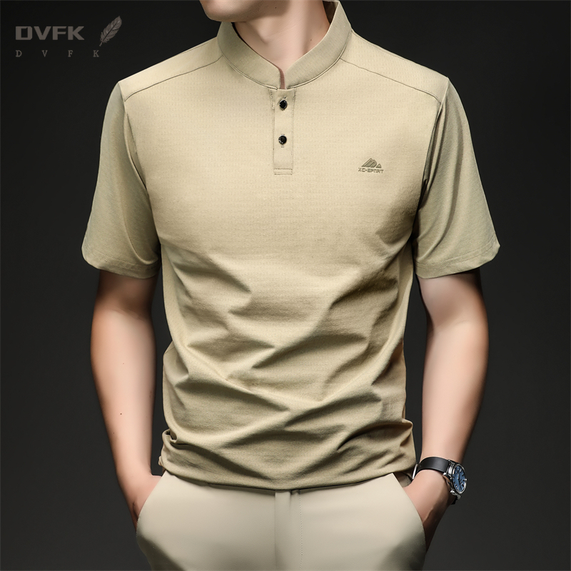 เสื้อโปโลแขนสั้นคอจีนสำหรับผู้ - Polo Shirt Slim บทวิจารณ์และราคา