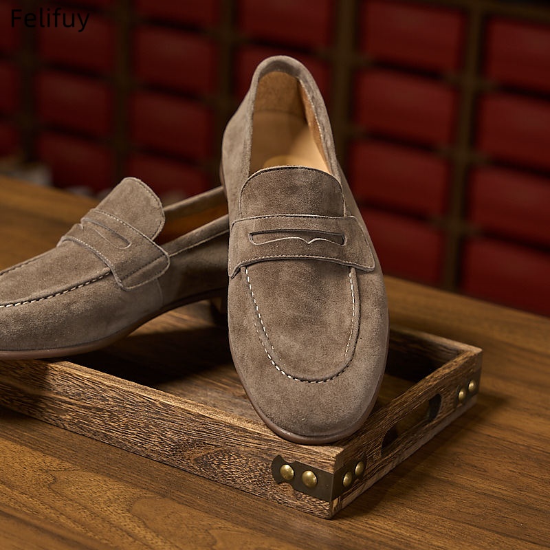 รองเท้าโลฟเฟอร์ลำลองน้ำหนักเบา - Men'S Fashion Loafers Shoes บทวิจารณ์และราคา