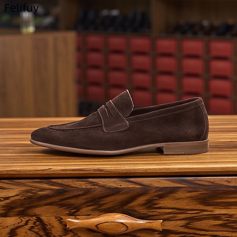 รองเท้าโลฟเฟอร์ลำลองน้ำหนักเบา - Men'S Fashion Loafers Shoes บทวิจารณ์และราคา
